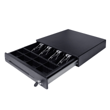 Денежный ящик STI CD-50-B черный электромеханически 24V, распайка EPSON