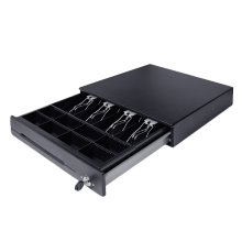 Денежный ящик STI CD-50-B черный электромеханически 24V, распайка EPSON