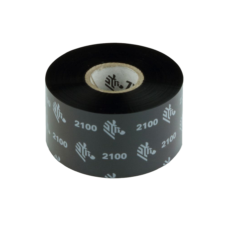 Красящая лента (Риббон) Zebra 2100 Wax (40mm x 450m, wax, втулка 1